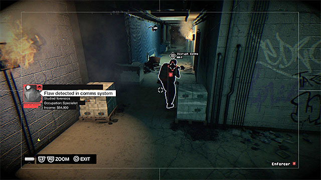 Among others, there is an elite opponent lurking here - Mission 6 (By Any Means Necessary) | Main missions - Act III - Main missions - Act III - Watch Dogs Game Guide