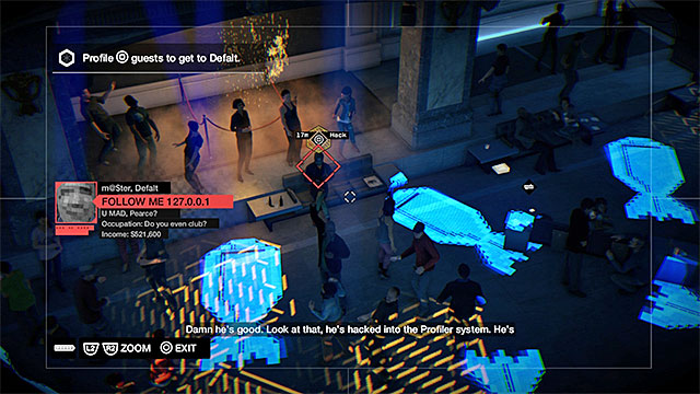 The first person that you find - Mission 4 (The Defalt Condition) | Main missions - Act IV - Main missions - Act IV - Watch Dogs Game Guide