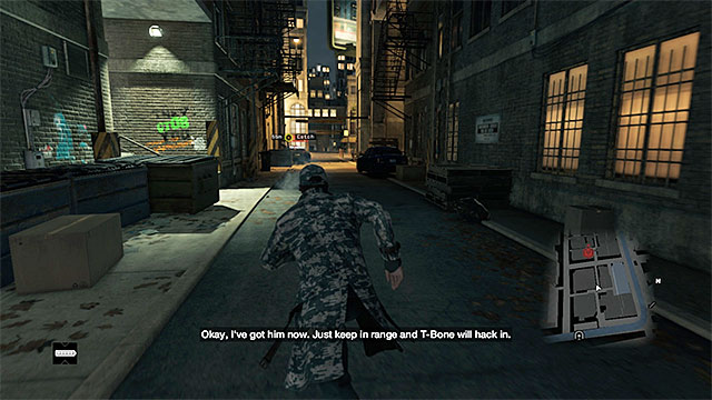 Find the vehicle parked in the alley - Mission 4 (The Defalt Condition) | Main missions - Act IV - Main missions - Act IV - Watch Dogs Game Guide