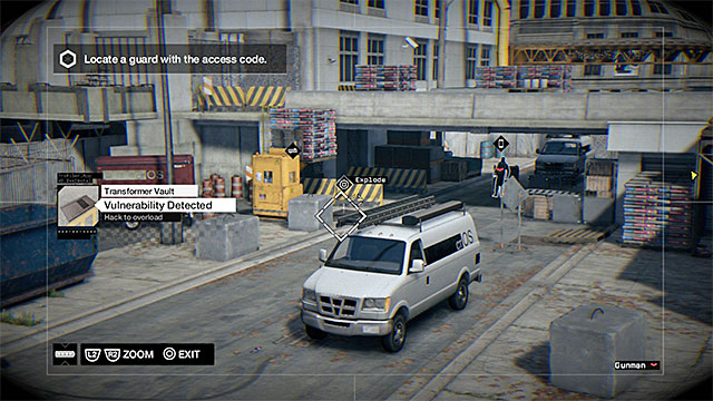 Thanks to cameras, you can spot the enemies and follow their actions - Objects and activities that help avoid detection | Stealth - Stealth - Watch Dogs Game Guide