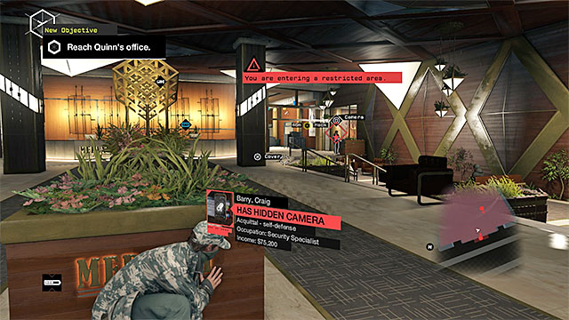 The Lobby is very heavily guarded - Mission 7 (No Turning Back #1) | Main missions - Act IV - Main missions - Act IV - Watch Dogs Game Guide