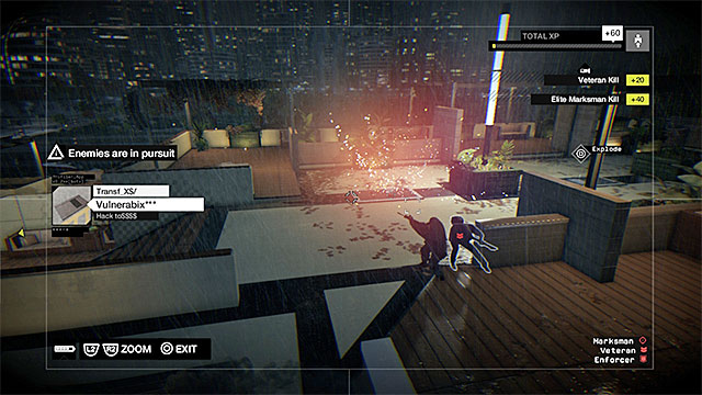 You can eliminate some of the enemies remotely - Mission 7 (No Turning Back #1) | Main missions - Act IV - Main missions - Act IV - Watch Dogs Game Guide