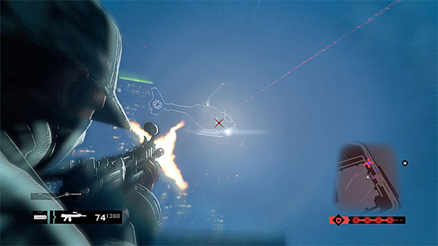 You can eliminate the gunman aboard the chopper - Mission 7 (No Turning Back #1) | Main missions - Act IV - Main missions - Act IV - Watch Dogs Game Guide