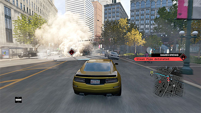 Watch out for the pipelines, bollards, traffic light changes and the other traps - Mission 1 (Sometimes You Still Lose) | Main missions - Act V - Main missions - Act V - Watch Dogs Game Guide