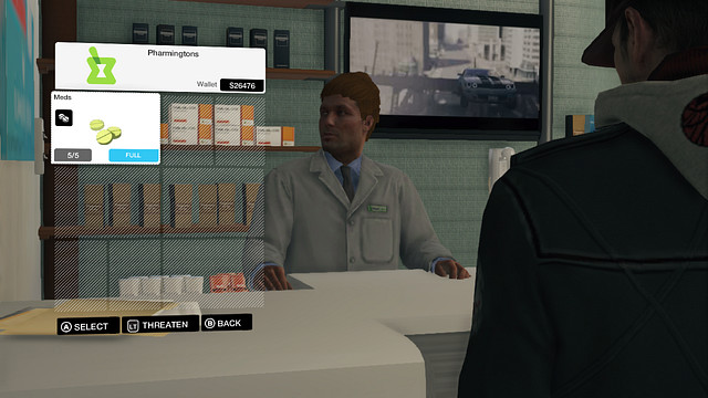 A regular drugstore - Stores, bars and restaurants | Maps of smaller activities - Maps of smaller activities - Watch Dogs Game Guide