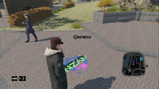 The graffiti of the NVZN challenge - NVZN challenges and Cash Run | City Activities (minigames and challenges) - City Activities (minigames and challenges) - Watch Dogs Game Guide