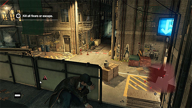 If you do not want to, or cannot use Blackout, I recommend that you jump down onto the balcony below, shown in the above screenshot - Mission 6 (Thanks for the Tip) | Main missions - Act I - Main missions - Act I - Watch Dogs Game Guide