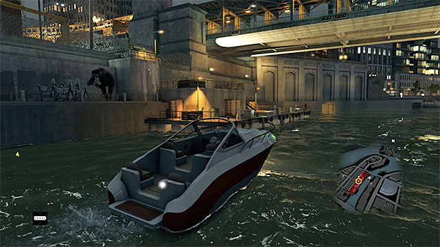 You can approach the station by boat - Mission 7 (Not the Pizza Guy) | Main missions - Act I - Main missions - Act I - Watch Dogs Game Guide