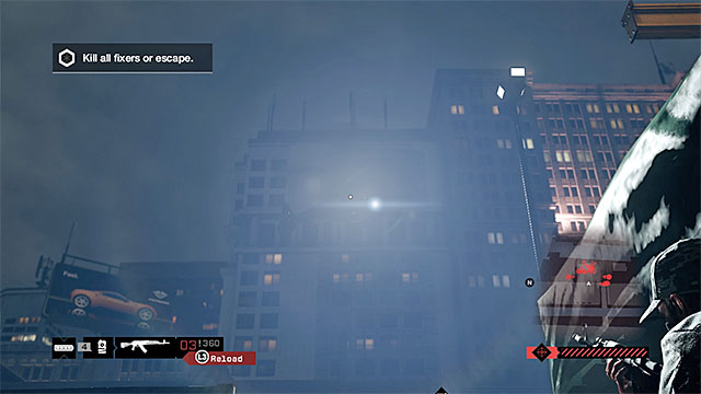 The enemy flying machine will be occupied lighting Aiden, at first - Mission 7 (Not the Pizza Guy) | Main missions - Act I - Main missions - Act I - Watch Dogs Game Guide