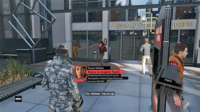 After you enter the Connelly Square building, restart scanning the area - Mission 8 (A Wrench in the Works) | Main missions - Act I - Main missions - Act I - Watch Dogs Game Guide