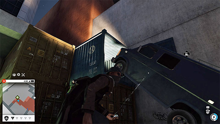 Enter the alley, and investigate a group of containers - Key data - locations from 1 to 12 - Collectibles - Watch Dogs 2 Game Guide
