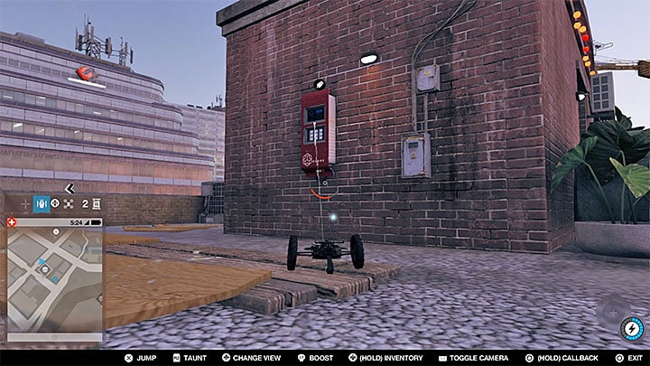 After you tear that wall down, make a big jump (you can use booster) - Research points - locations 62-112 - Collectibles - Watch Dogs 2 Game Guide