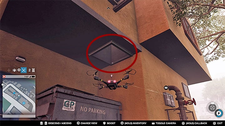 It can be found inside the shaft, and contrary to what you might assume, you dont have to get onto the roof to be able to enter this one - Research points - locations 62-112 - Collectibles - Watch Dogs 2 Game Guide