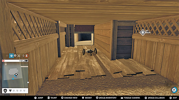 This point can be found underneath the building near water and its not easy to get it - Research points - locations 62-112 - Collectibles - Watch Dogs 2 Game Guide