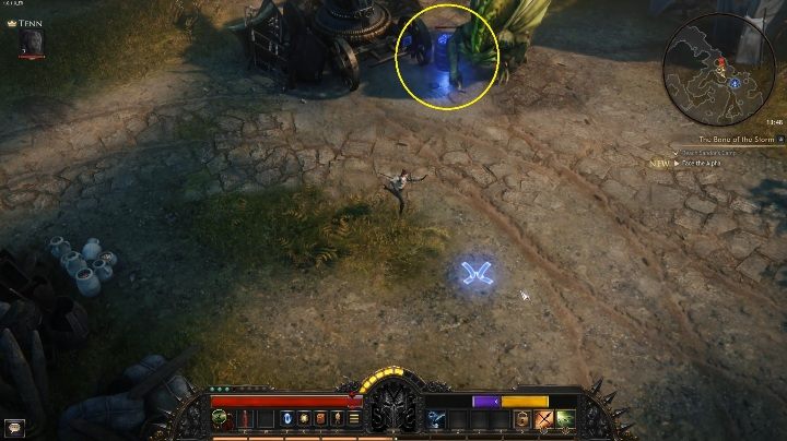 A good way to take deplete a lot of his HP is to destroy exploding barrels - Sobok the Untamed | Bosses in Wolcen - Bosses - Wolcen Lords of Mayhem Guide