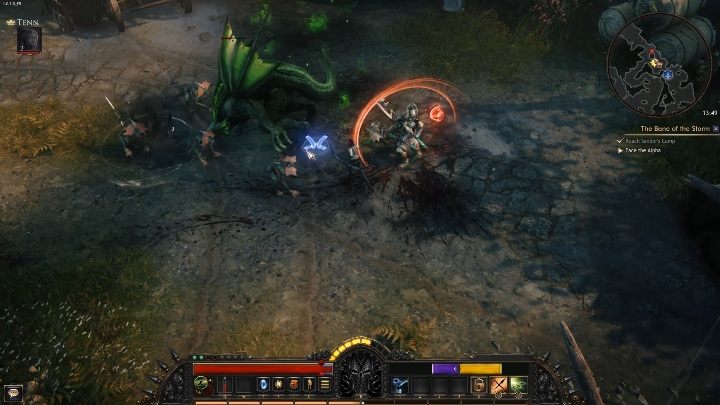 Sobok the Untamed can also attack you with quick swings with his paws - Sobok the Untamed | Bosses in Wolcen - Bosses - Wolcen Lords of Mayhem Guide