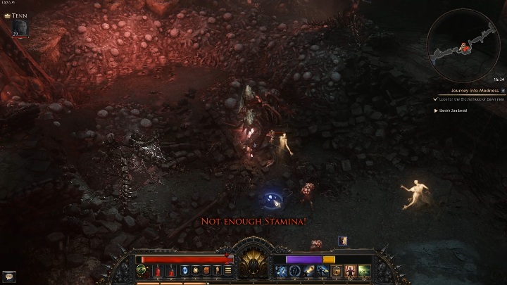 Dont let the boss push you into the wall - Zaalbezul. Arm of Ashtaroth | Bosses in Wolcen - Bosses - Wolcen Lords of Mayhem Guide