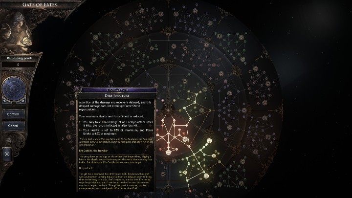 Increases the damage from the ether, the chance to Dodge and cover - Time Weaver | Character class in Wolcen - Skills, character development - Wolcen Lords of Mayhem Guide