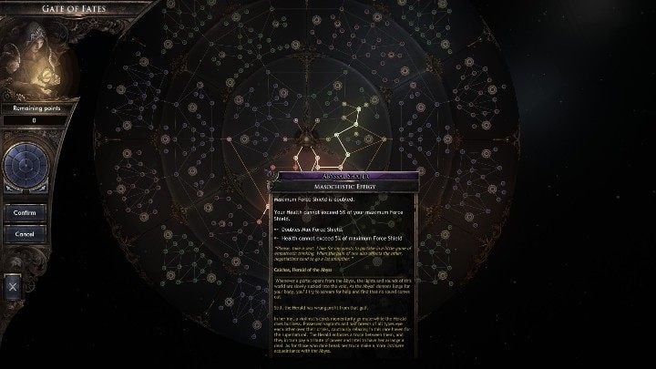 Increases the shields recovery time, resistance to occult, and the value of the chance of illness - Abyssal Shaper | Character class in Wolcen - Skills, character development - Wolcen Lords of Mayhem Guide