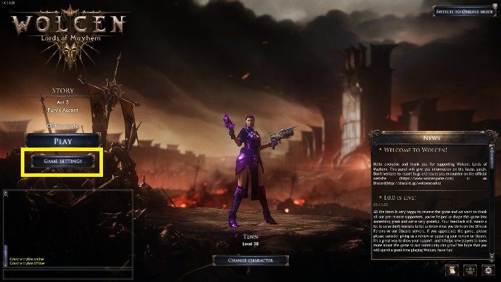 In Wolcen Lords of Mayhem, you dont choose the difficulty level at the beginning of the game - How do I change the difficulty level in Wolcen? - FAQ - Wolcen Lords of Mayhem Guide