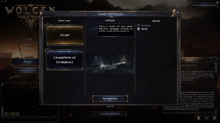 To unlock veteran expeditions, you must complete the entire storyline at adept level - How do I change the difficulty level in Wolcen? - FAQ - Wolcen Lords of Mayhem Guide