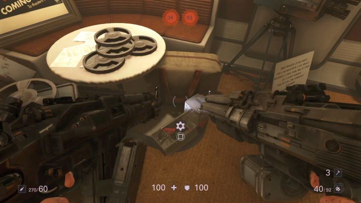 Upgrade kit in this location. - Audition | Venus | Collectibles and secrets - Chapter 8 - Venus - Wolfenstein II: The New Colossus Game Guide