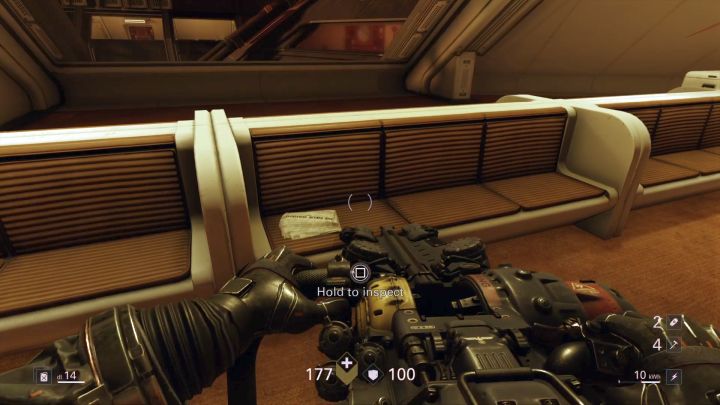 Writing #139. - Surface | Venus | Collectibles and secrets - Chapter 8 - Venus - Wolfenstein II: The New Colossus Game Guide