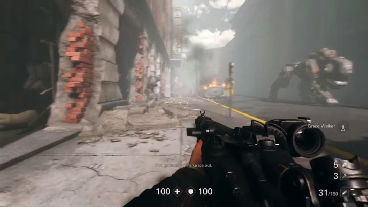 At the beginning of the mission you must fight Zitadelle. - New Orleans | Uberkommandant missions - Uberkommandant missions - Wolfenstein II: The New Colossus Game Guide