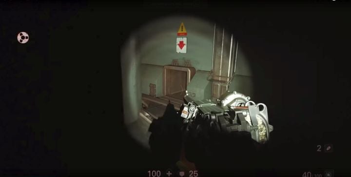 The ventilation shaft, which you must enter. - New York Riverside | Collectibles in Ubercommander Missions - Collectibles in Ubercommander Missions - Wolfenstein II: The New Colossus Game Guide