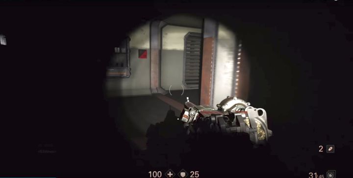 Blast through the blockade shown in the picture. - New York Riverside | Collectibles in Ubercommander Missions - Collectibles in Ubercommander Missions - Wolfenstein II: The New Colossus Game Guide