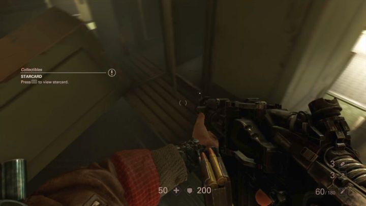 Star card#20. - Eva s Hammer and Section F revisited | Old secrets | Collectibles - Chapter 3 - Old secrets - Wolfenstein II: The New Colossus Game Guide