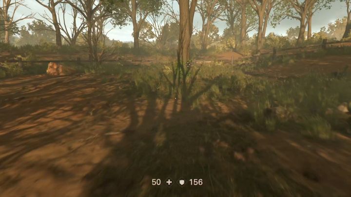 This tree is one of the few interactive objects here. - The Ranch | Chapter 5 - Monster | Walkthrough - Chapter 5 - Monster - Wolfenstein II: The New Colossus Game Guide