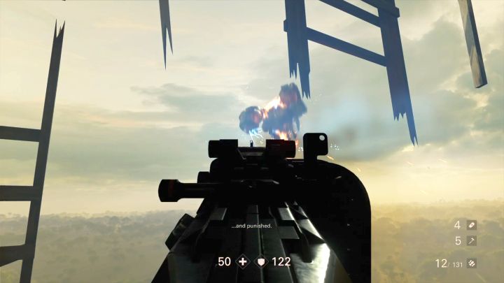 A few drones will appear in the area. - The Ranch | Chapter 5 - Monster | Walkthrough - Chapter 5 - Monster - Wolfenstein II: The New Colossus Game Guide