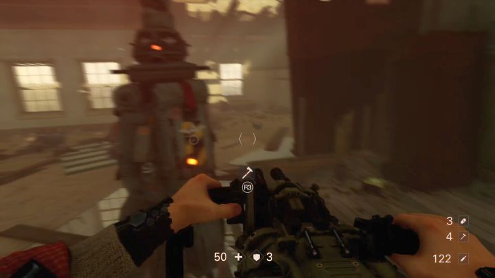 Detach the last claw to complete the level. - The Ranch | Chapter 5 - Monster | Walkthrough - Chapter 5 - Monster - Wolfenstein II: The New Colossus Game Guide