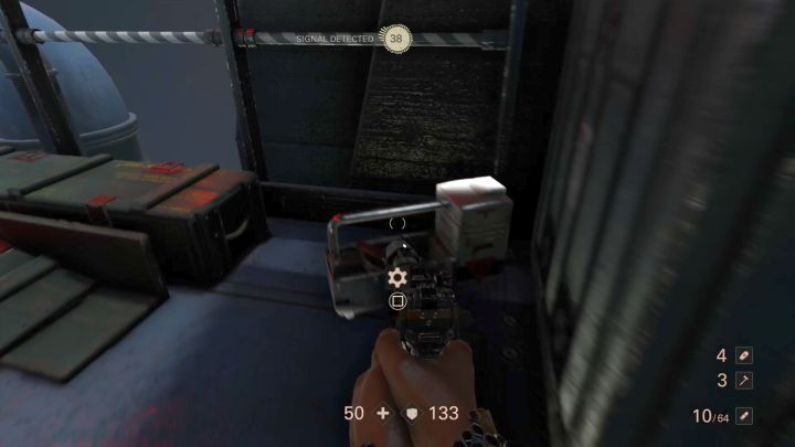 The only upgrade kit in this place. - Underground Train Station - Secrets and collectibles - Chapter 4 - Roswell - Wolfenstein II: The New Colossus Game Guide