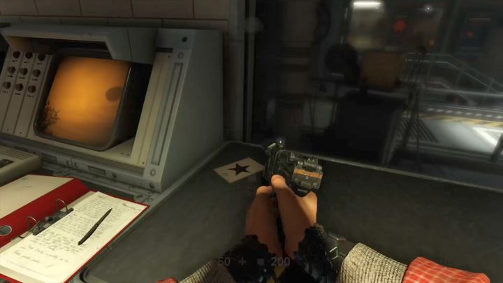 Another Starcard. - Underground Train Station - Secrets and collectibles - Chapter 4 - Roswell - Wolfenstein II: The New Colossus Game Guide