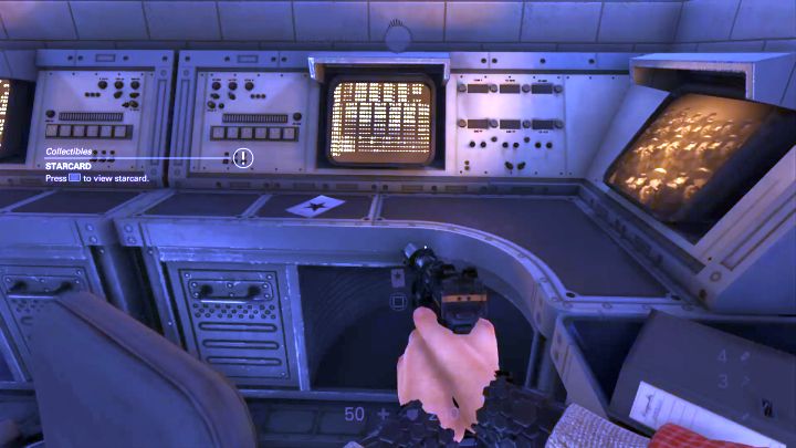 Another Starcard in this location. - Underground Train Station - Secrets and collectibles - Chapter 4 - Roswell - Wolfenstein II: The New Colossus Game Guide
