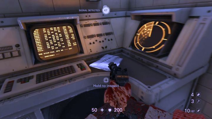 The readable found in the second control room. - Underground Train Station - Secrets and collectibles - Chapter 4 - Roswell - Wolfenstein II: The New Colossus Game Guide