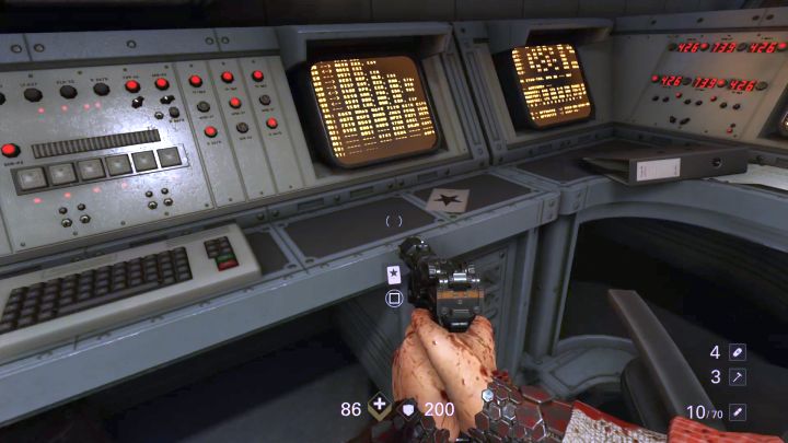 Another Starcard. - Underground Train Station - Secrets and collectibles - Chapter 4 - Roswell - Wolfenstein II: The New Colossus Game Guide