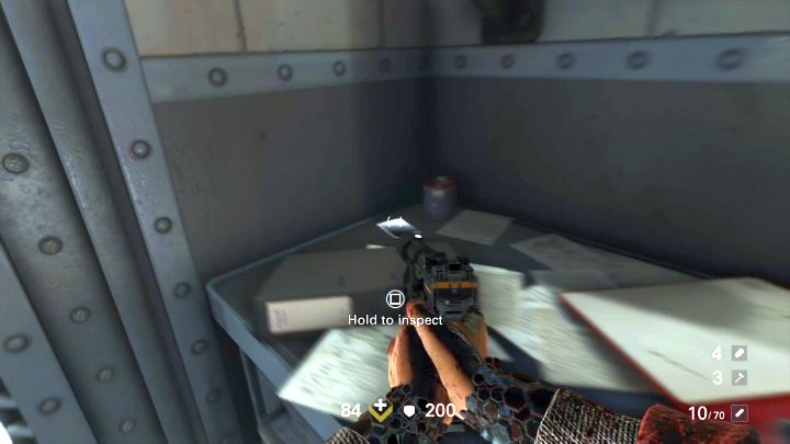 The readable that lies near the entrance to the room. - Underground Train Station - Secrets and collectibles - Chapter 4 - Roswell - Wolfenstein II: The New Colossus Game Guide