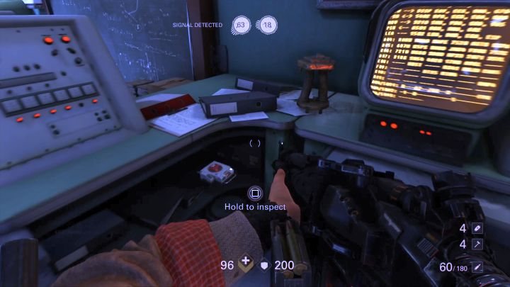 Readable #79. - Elevator and Hangar - Secrets and collectibles - Chapter 4 - Roswell - Wolfenstein II: The New Colossus Game Guide