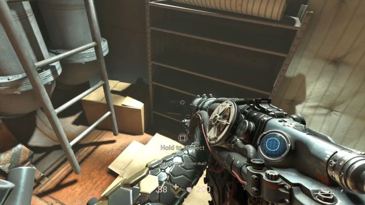 Readable #1 on the shelf, next to the ladder. - Secrets in The Signal - Mission 1 - Reunion - Chapter 1 - Reunion - Wolfenstein II: The New Colossus Game Guide