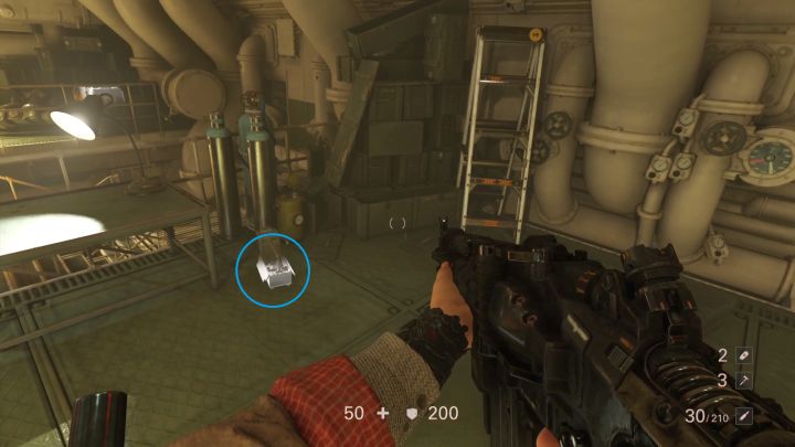 Upgrade kit - Secrets in Reunion - Mission 1 - Reunion - Chapter 1 - Reunion - Wolfenstein II: The New Colossus Game Guide