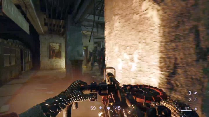 The two Supersoldats, who appear after you have moved the train. - The Subway | Reunion | Walkthrough - Chapter 2 - Wolfenstein II: The New Colossus Game Guide