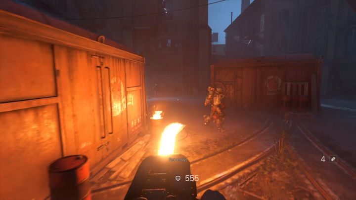 Even a SuperSoldaten wont survive the encounter with the Pancerhund. - Revolution | New Orleans | Walkthrough - Chapter 7 - New Orleans - Wolfenstein II: The New Colossus Game Guide