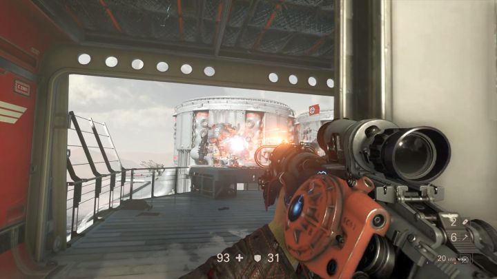 An encounter with another Zitadelle. - Ausmerzer | Walkthrough - Chapter 10 - Ausmerzer - Wolfenstein II: The New Colossus Game Guide