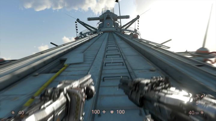 A route leading upwards. - Ausmerzer | Walkthrough - Chapter 10 - Ausmerzer - Wolfenstein II: The New Colossus Game Guide