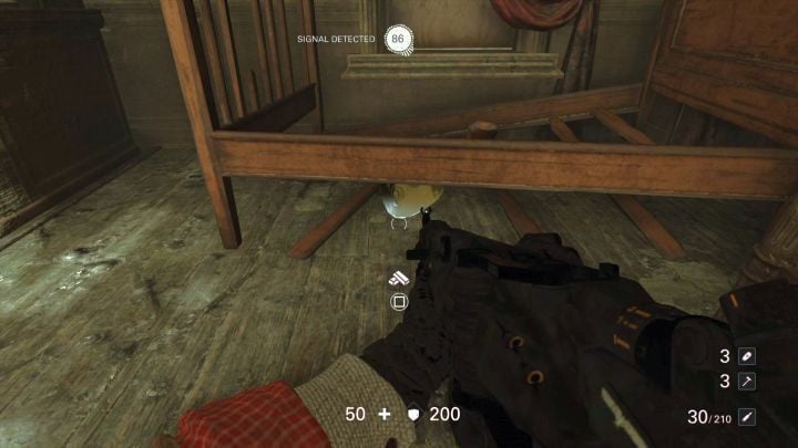 This one is hidden under the bed. - Downtown collectibles, gold and secrets | Wolfenstein II secrets - Chapter 2 - Manhattan - Wolfenstein II: The New Colossus Game Guide