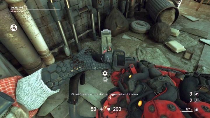 The only upgrade kit in this mission. - Subway collectibles, gold and secrets | Wolfenstein II secrets - Chapter 2 - Manhattan - Wolfenstein II: The New Colossus Game Guide