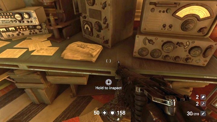 Text #48. - Midtown collectibles, gold and secrets | Wolfenstein II secrets - Chapter 2 - Manhattan - Wolfenstein II: The New Colossus Game Guide